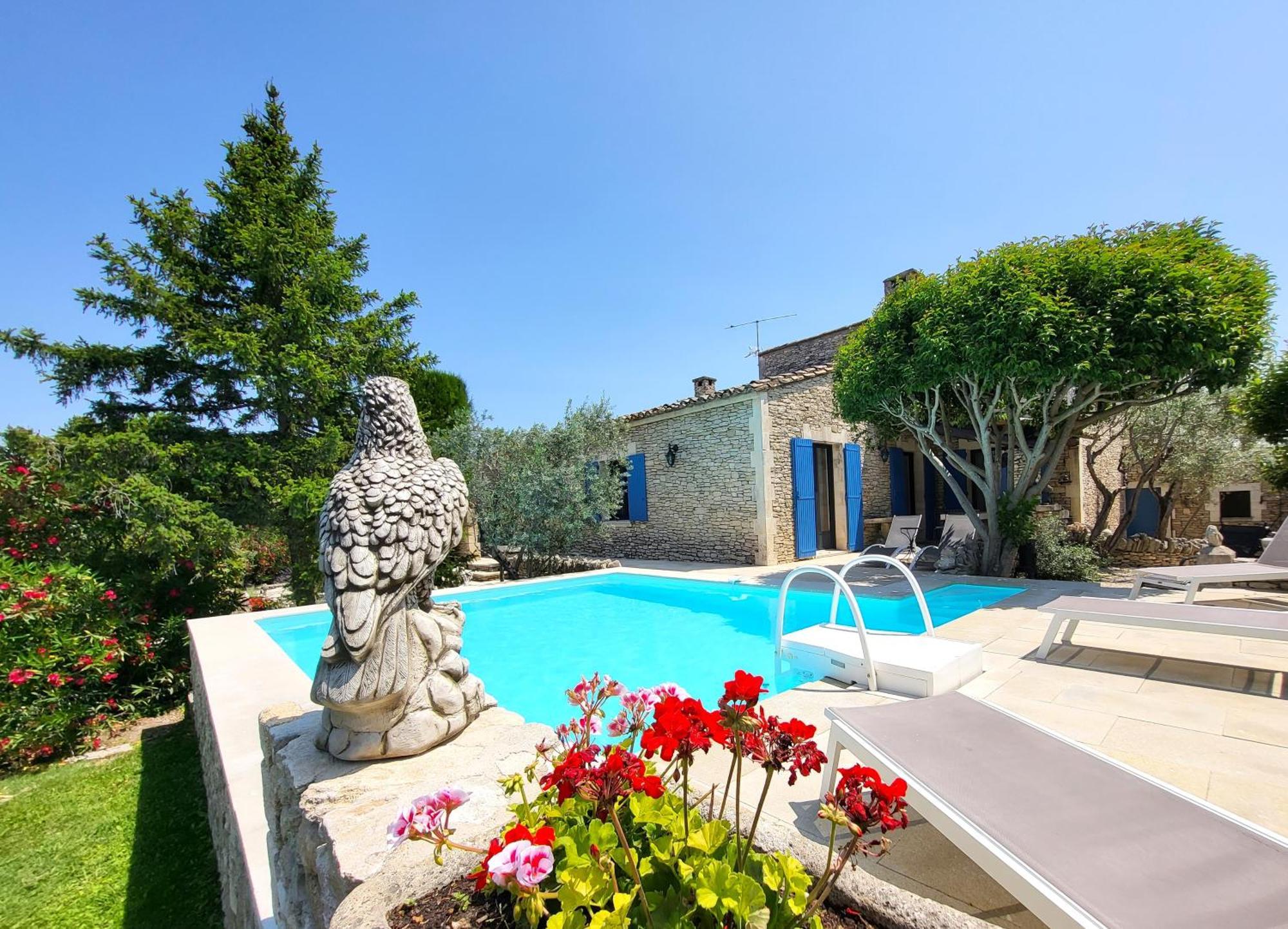 "La Massette Du Cheval Blanc" Villa De Caractere En Pierre L'Isle-sur-la-Sorgue Exterior photo